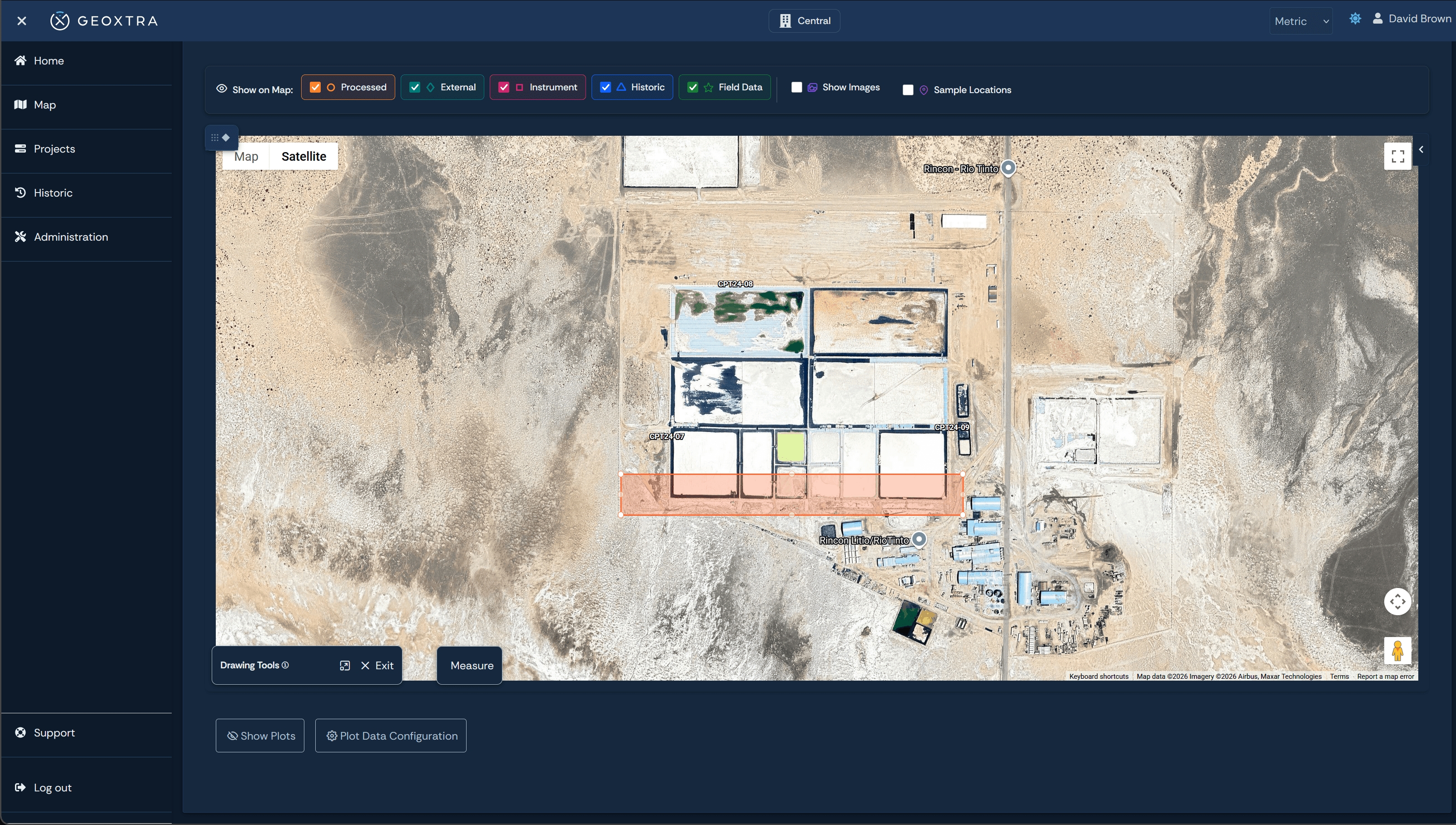 Real-time monitoring dashboard with live sensor data and alerts